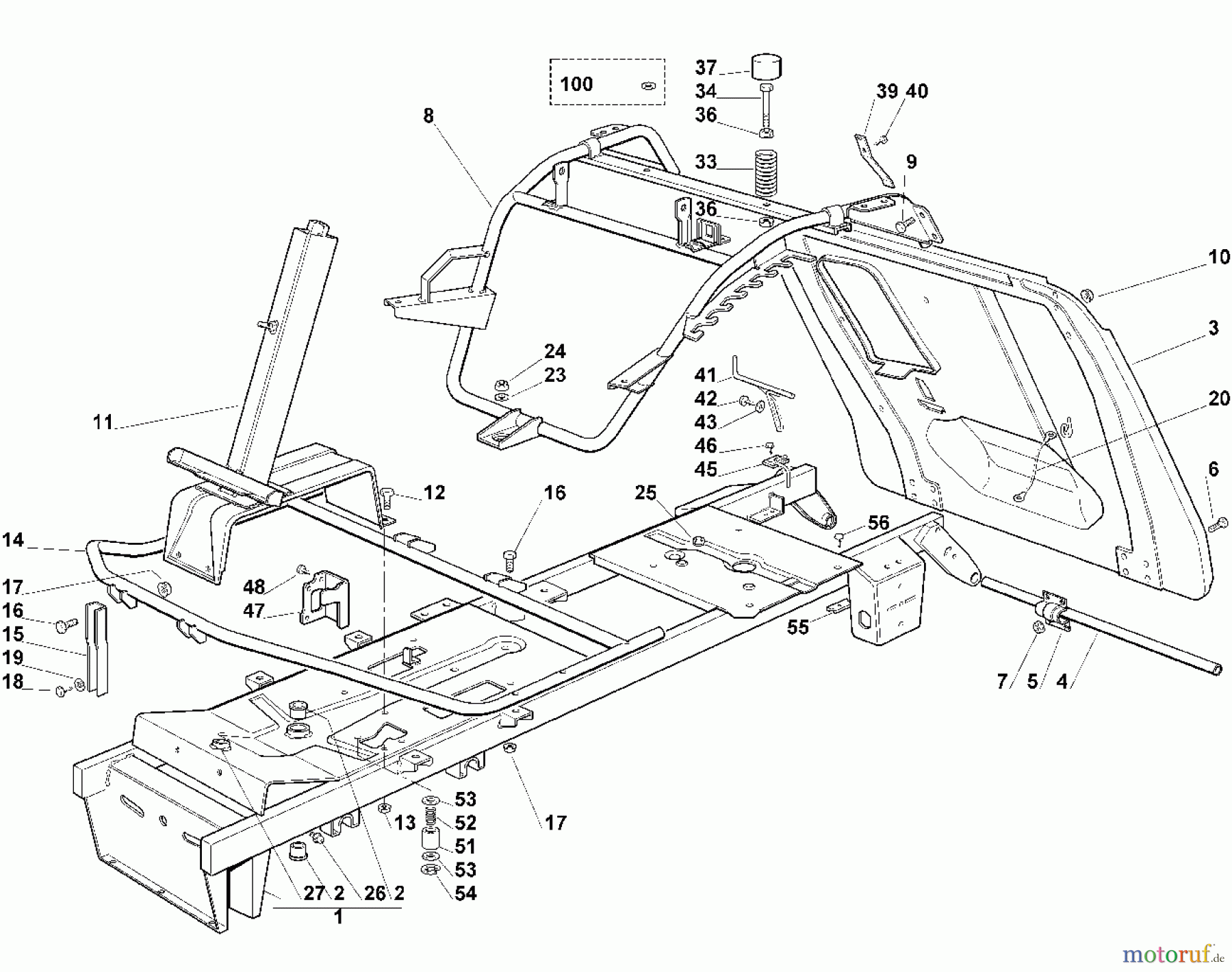  Viking Aufsitzmäher Aufsitzmäher MR 345 A - Rahmen