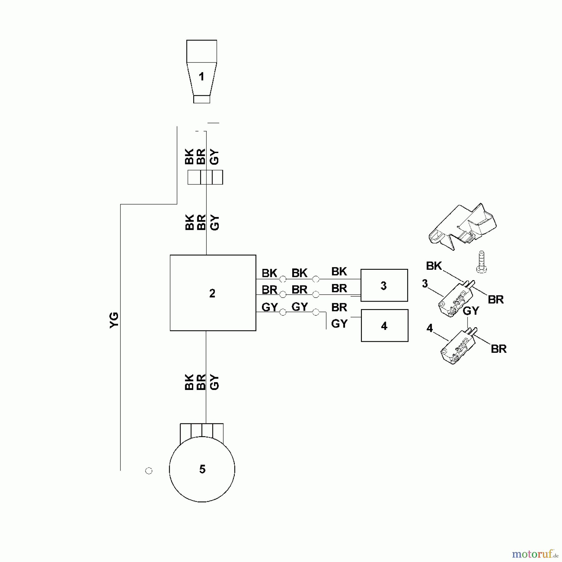  Viking Häcksler Elektro GE 450.1 I - Schaltplan GE 450.1