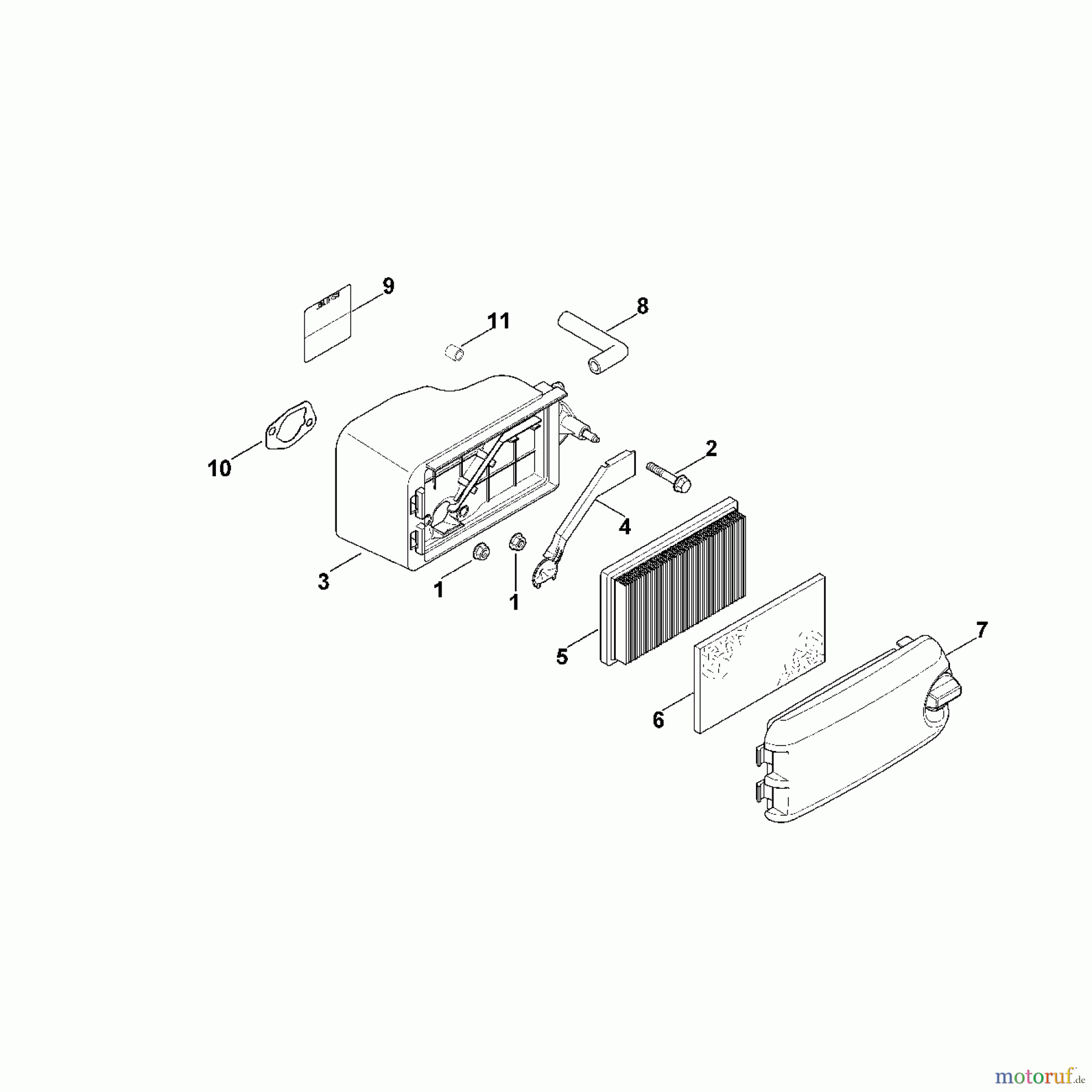  Viking Motoren KOHLER XT - 675  (XT 675 - 0022) B - Luftfilter