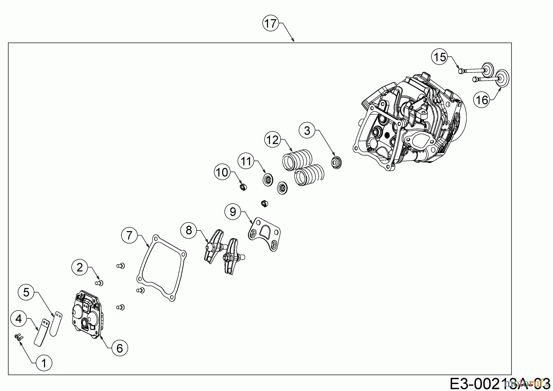  MTD-Engines Horizontal 675-SH 752Z675-SH  (2020) Cylinder head