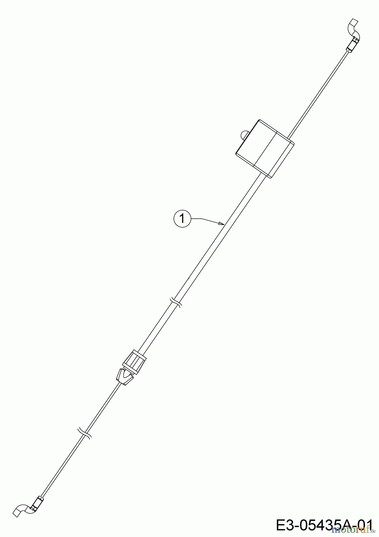  MTD Petrol mower Smart 53 MB 11A-A05B600  (2019) Control cable brake