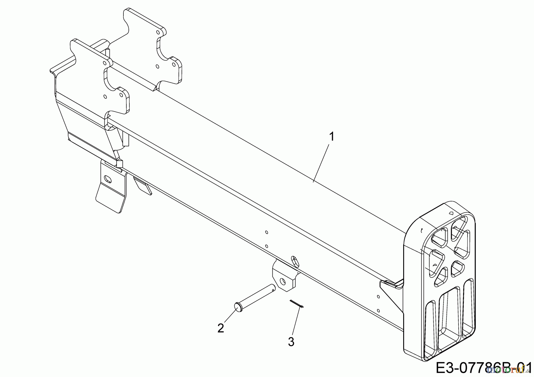  MTD Log splitter LS 550 24AI550C678 (2019) Beam assy.