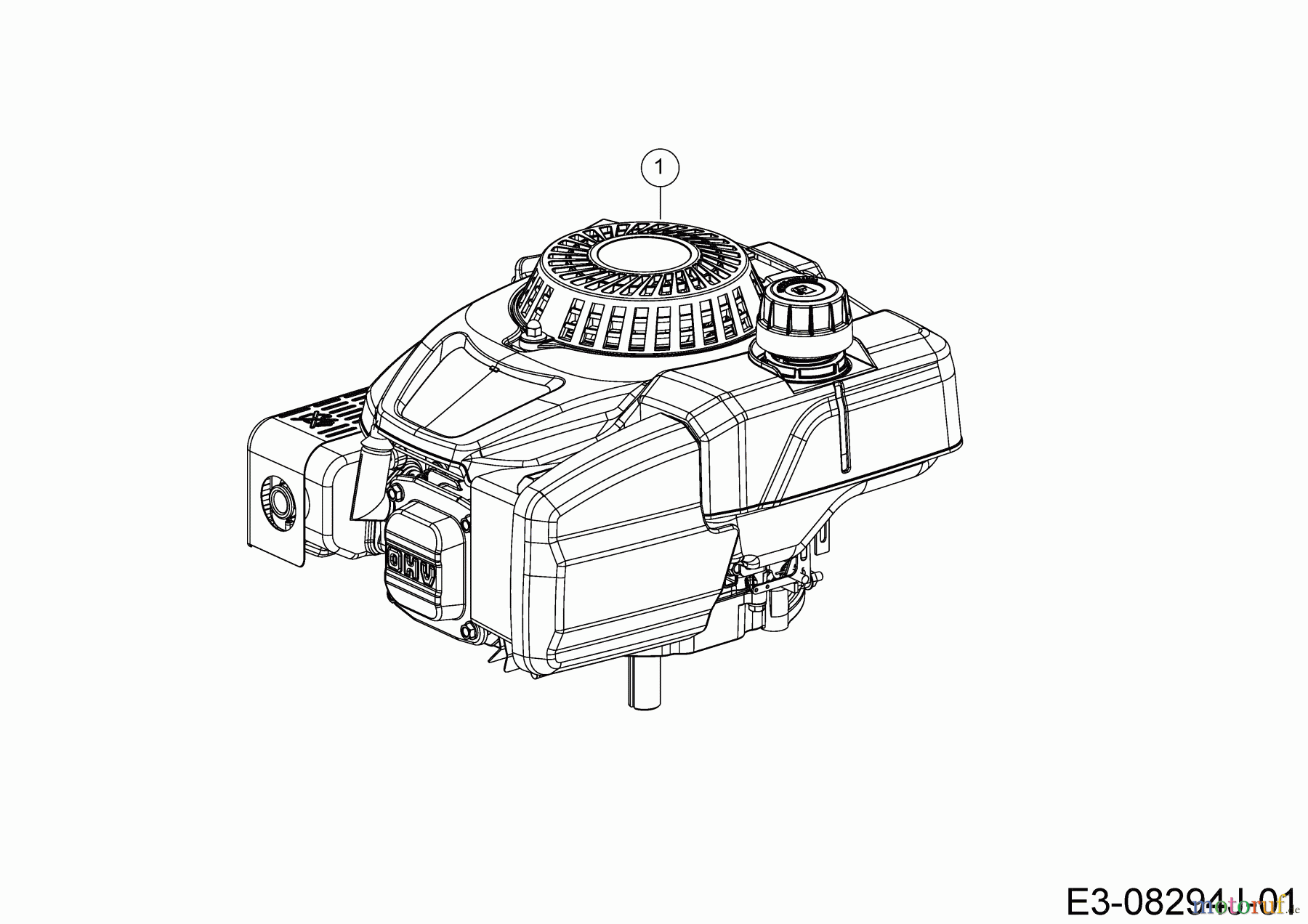  MTD Lawn tractors Minirider 60 SDE 13AA26JC600  (2020) Engine