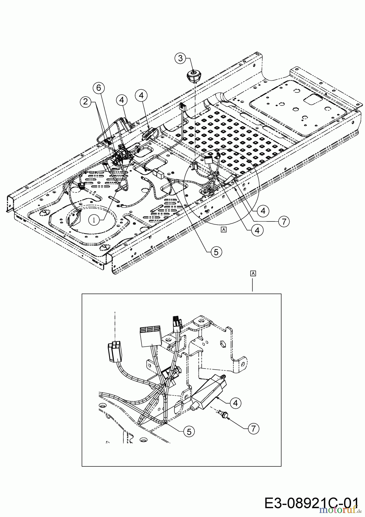  MTD Zero Turn Z 170 DH 17AMCACS678  (2019) Electric parts