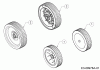 MTD 46 S 12A-J7SJ600 (2019) Spareparts Wheels