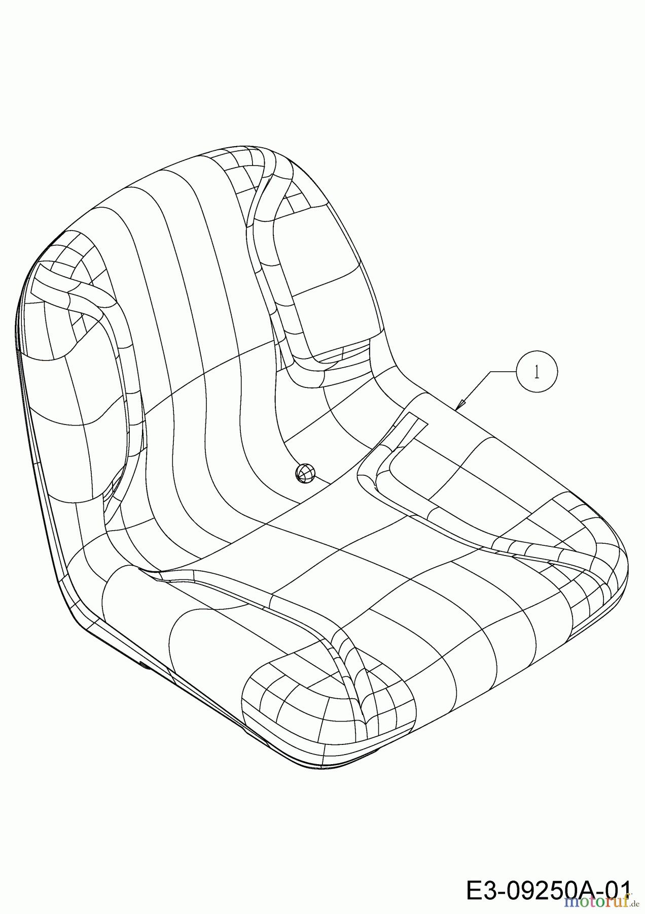  Gartenland Lawn tractors GL 22.0/106 H 13AAA1KR640  (2019) Seat