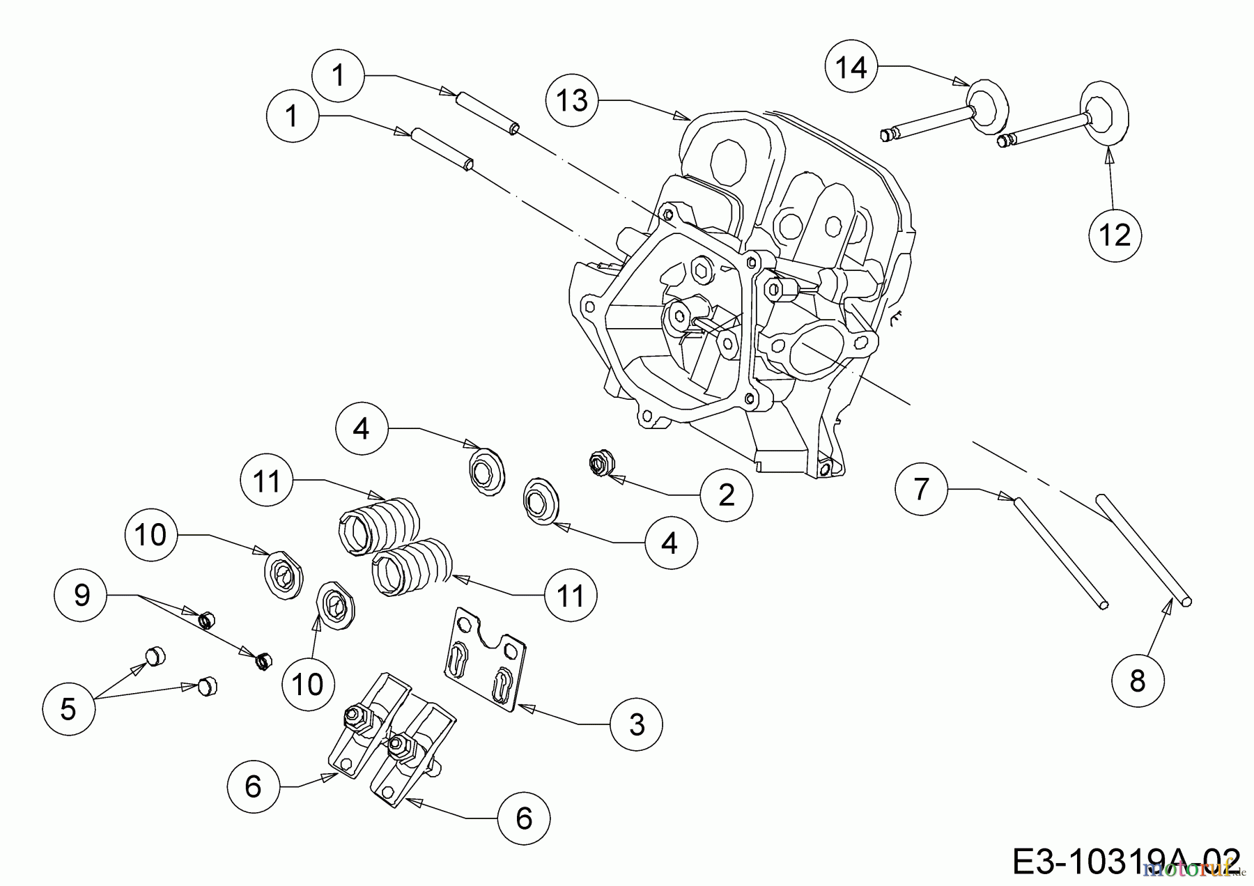  MTD-Engines Horizontal 690-WHA 752Z690-WHA  (2020) Cylinder head