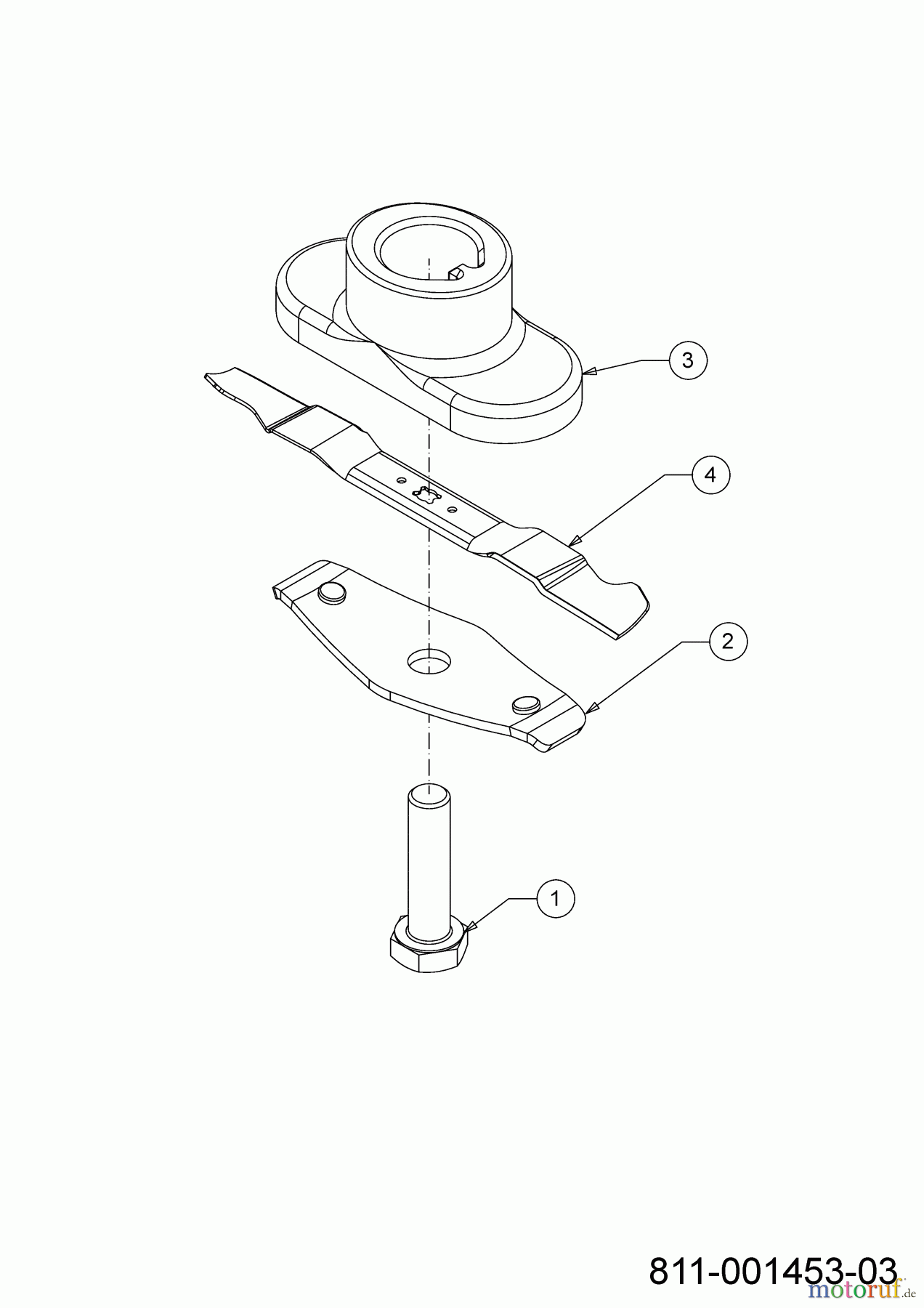  Troy-Bilt Petrol mower TB 196 11A-B2ML309  (2023) Blade, Blade adapter