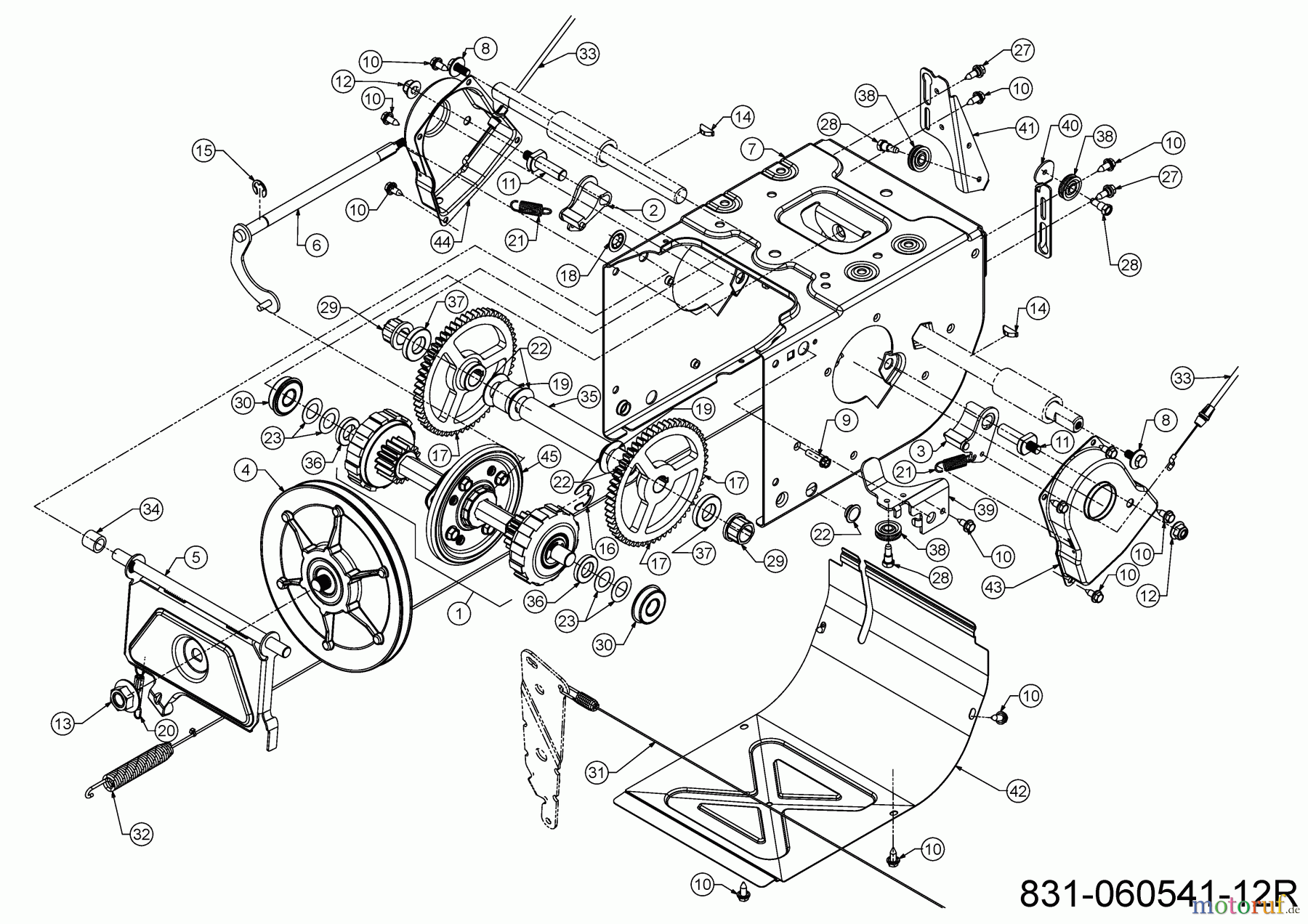  MTD Snow throwers Optima ME 76 31BY5ET5678  (2022) Drive system