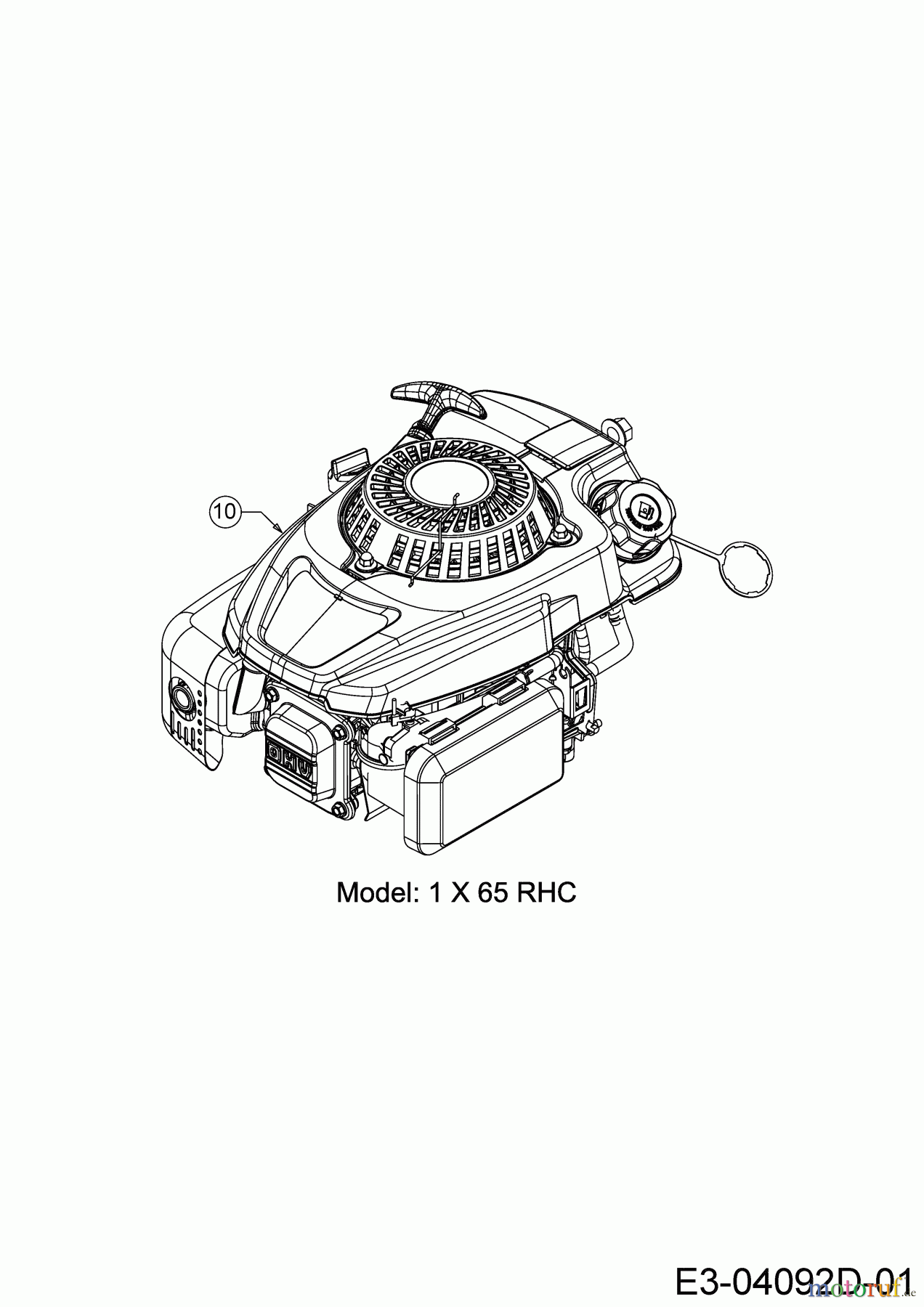  MTD Petrol mower self propelled 5350 HW 12C-PD2E600 (2021) Engine