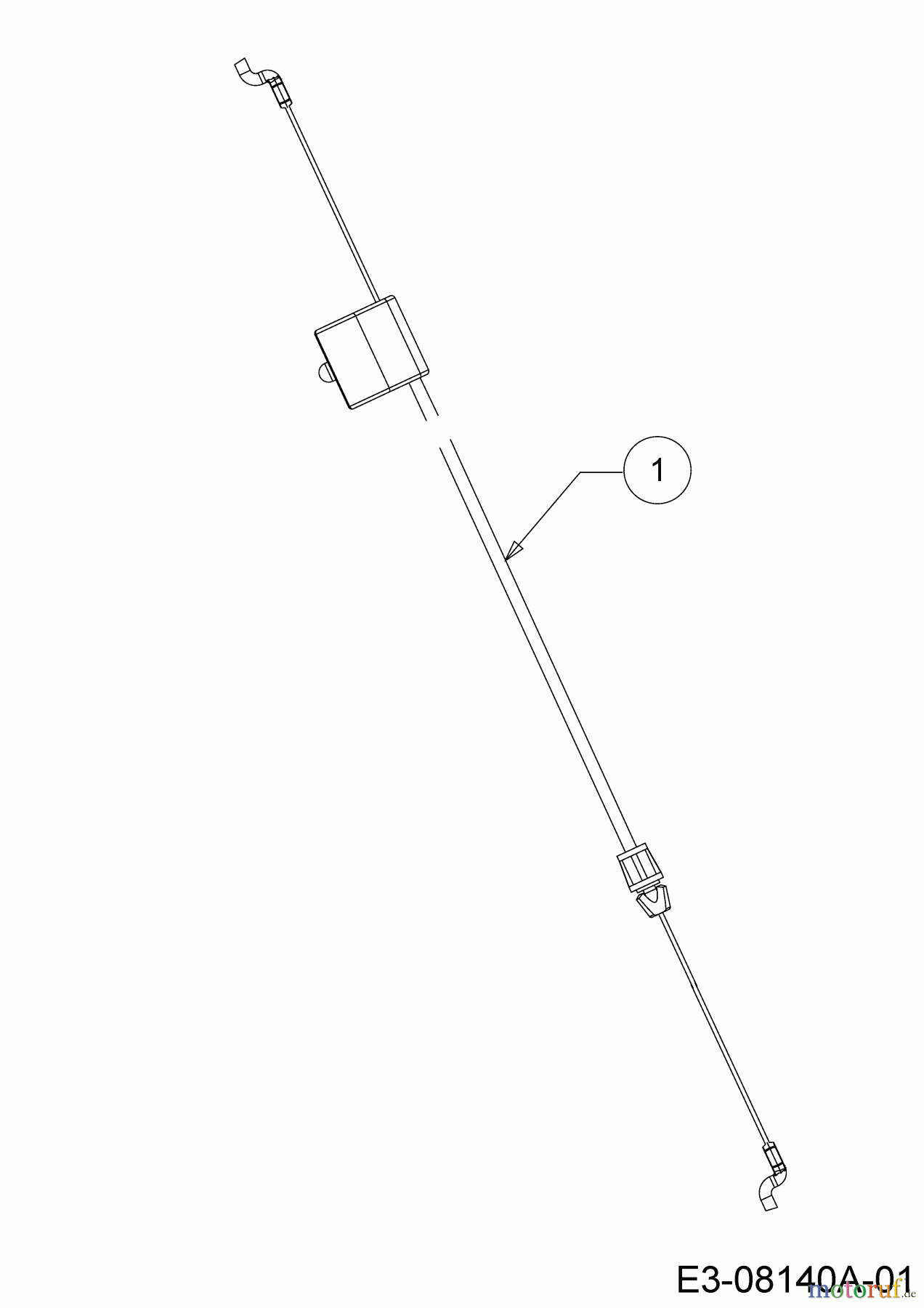  MTD Petrol mower Smart 46 PO 11D-TAMG600 (2021) Control cable brake