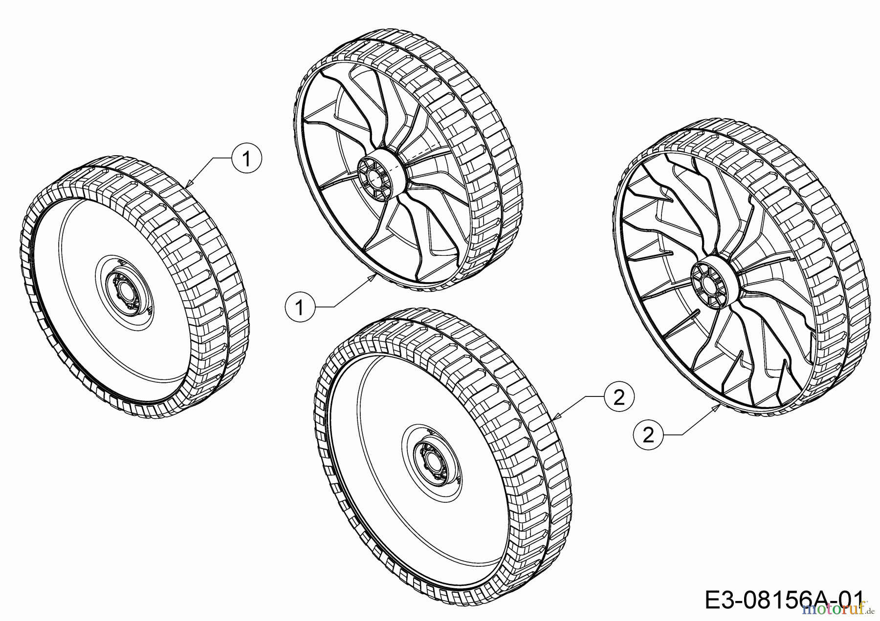  MTD Petrol mower Smart 46 PO 11D-TAMG600 (2021) Wheels