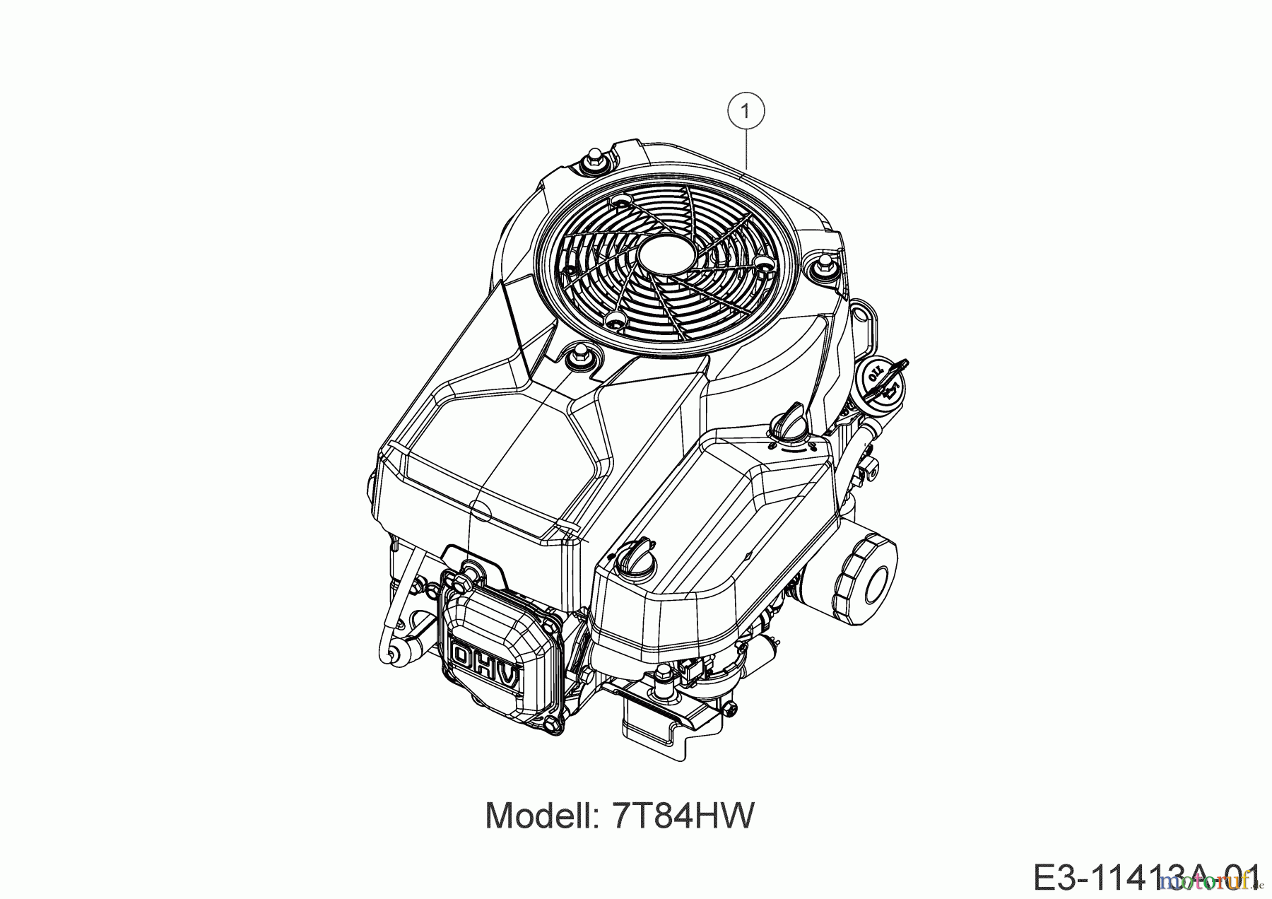  MTD Lawn tractors MTD 92 13A7765E600 (2020) Engine