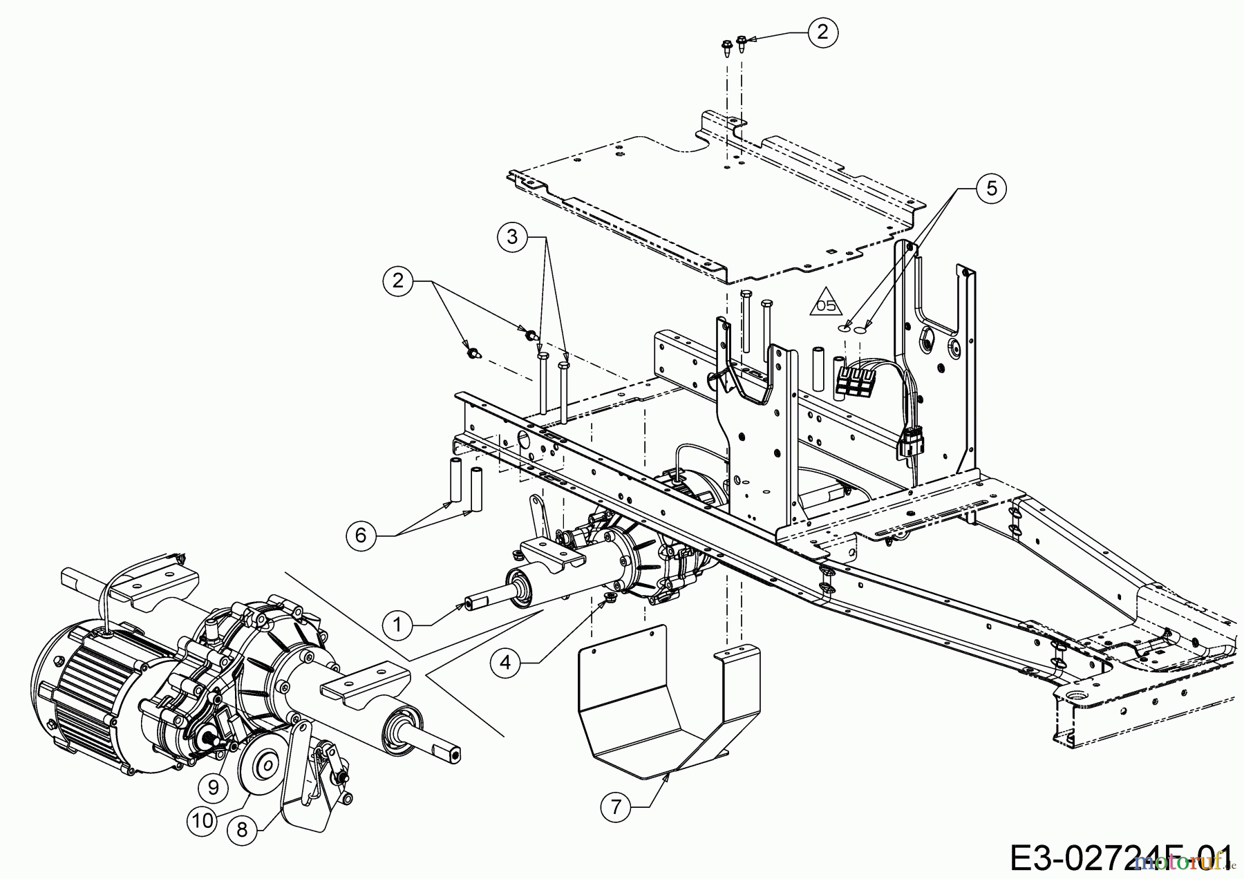  Cub Cadet E-Lawn tractors LR2 ES76 33AA27JD603 (2020) Drive system