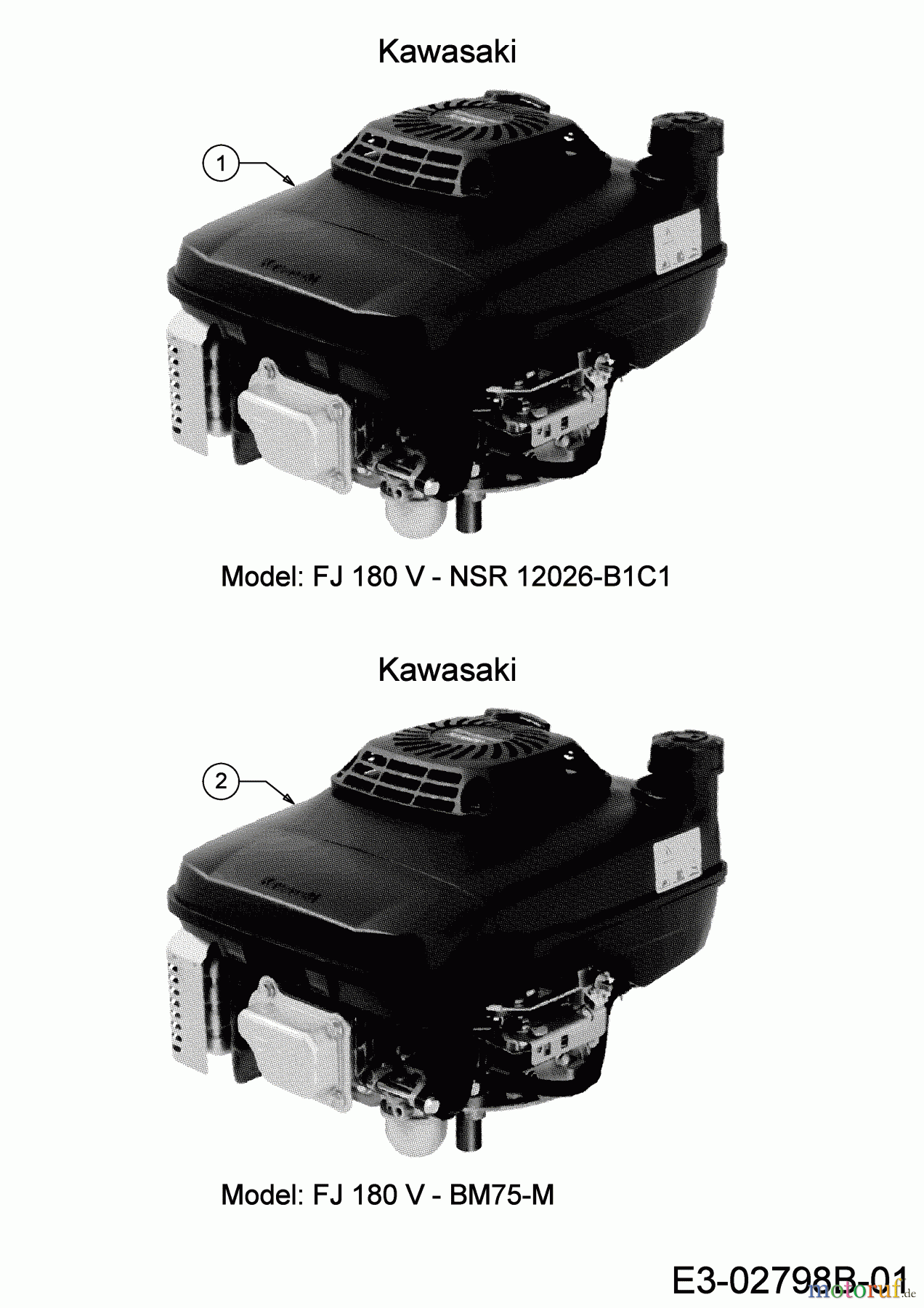  Cub Cadet Petrol mower self propelled LM3 ER53S 12ABPV7D603 (2020) Engine Kawasaki