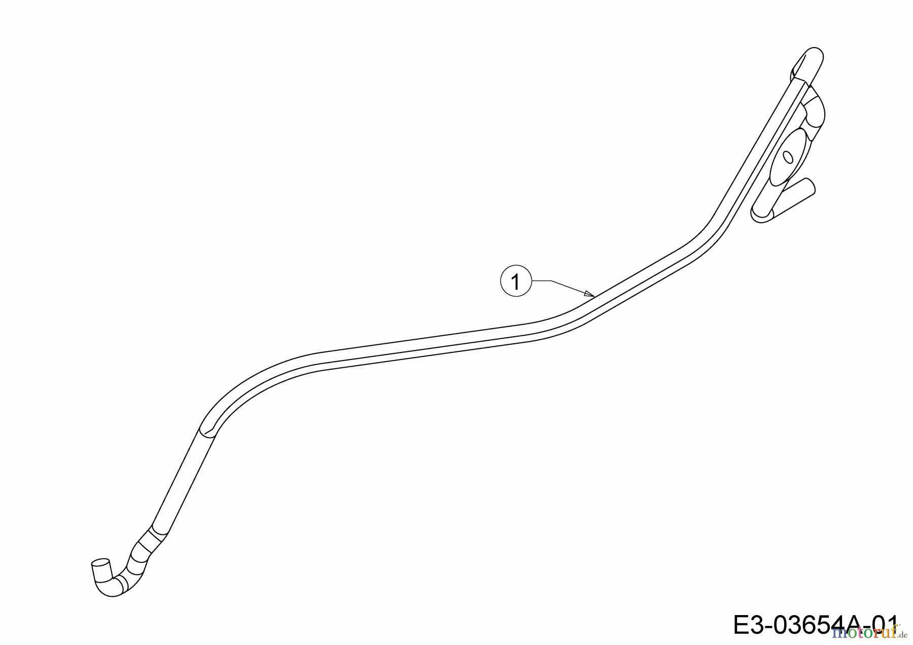  Cub Cadet Petrol mower LM1 AP46 11A-TQSJ603 (2020) Brake lever