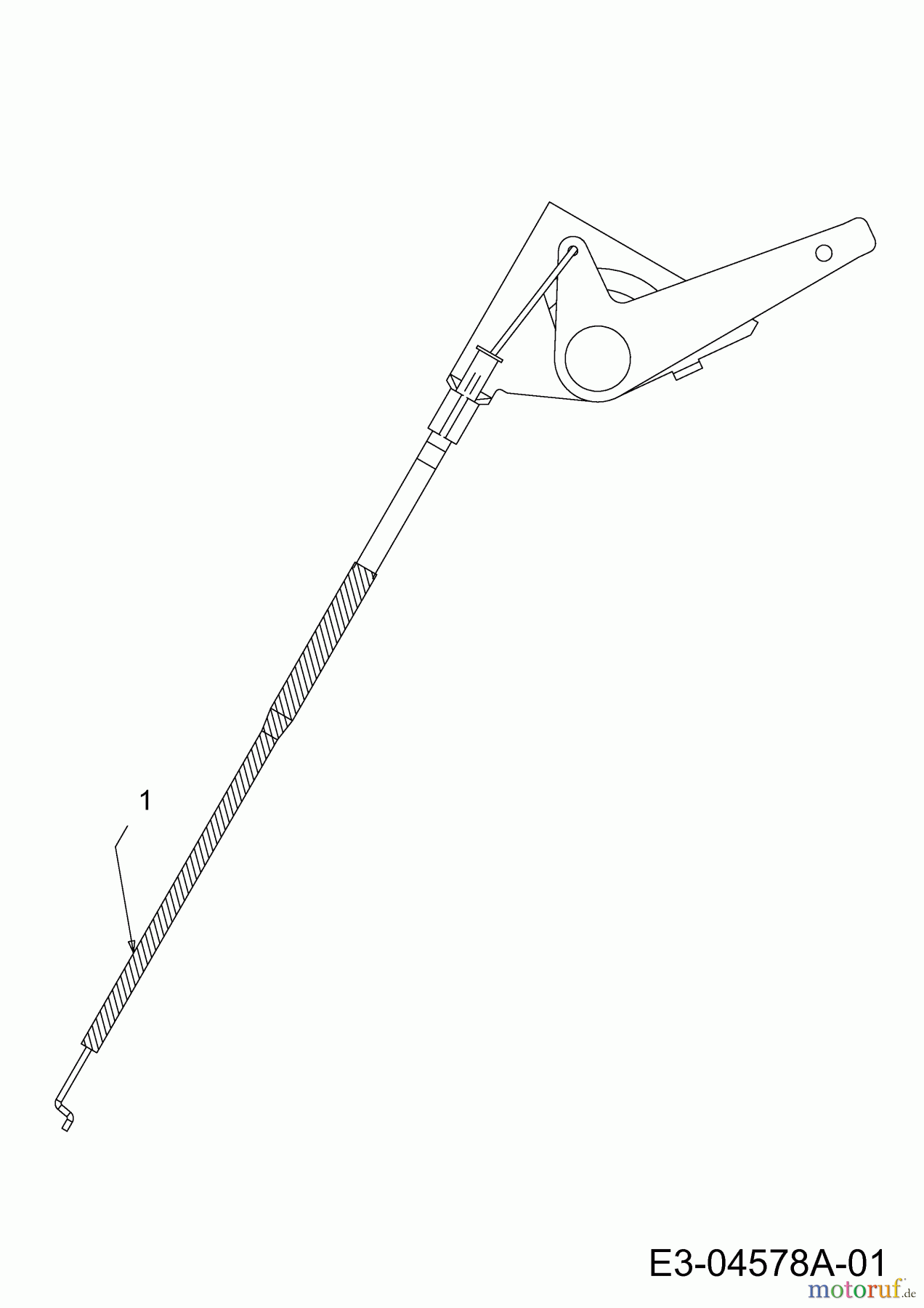  Cub Cadet Lawn tractors CC 917 HN 13HN99AN603  (2016) Throttle cable