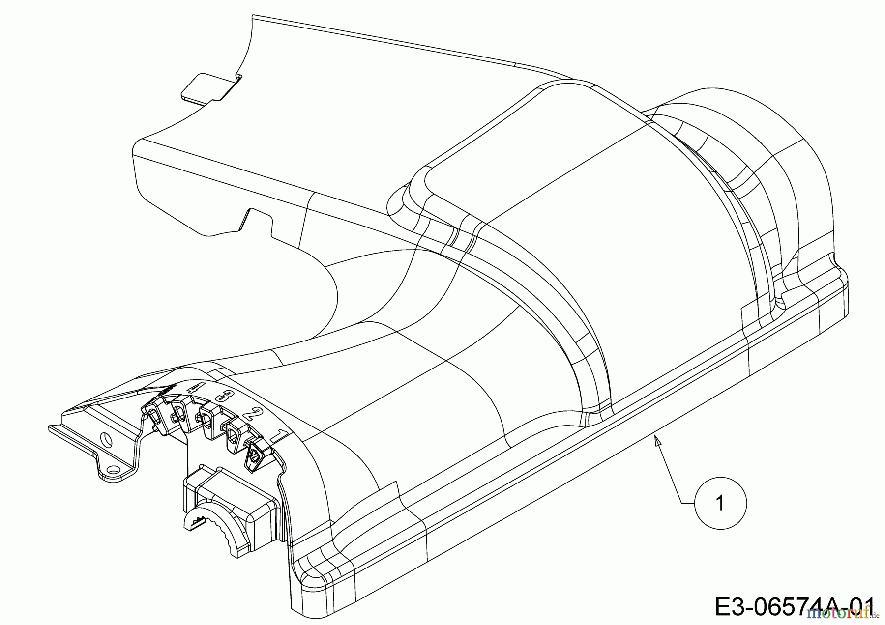  Cub Cadet Petrol mower self propelled CC 53 MSPO 12A-A0KC603  (2019) Cover front axle