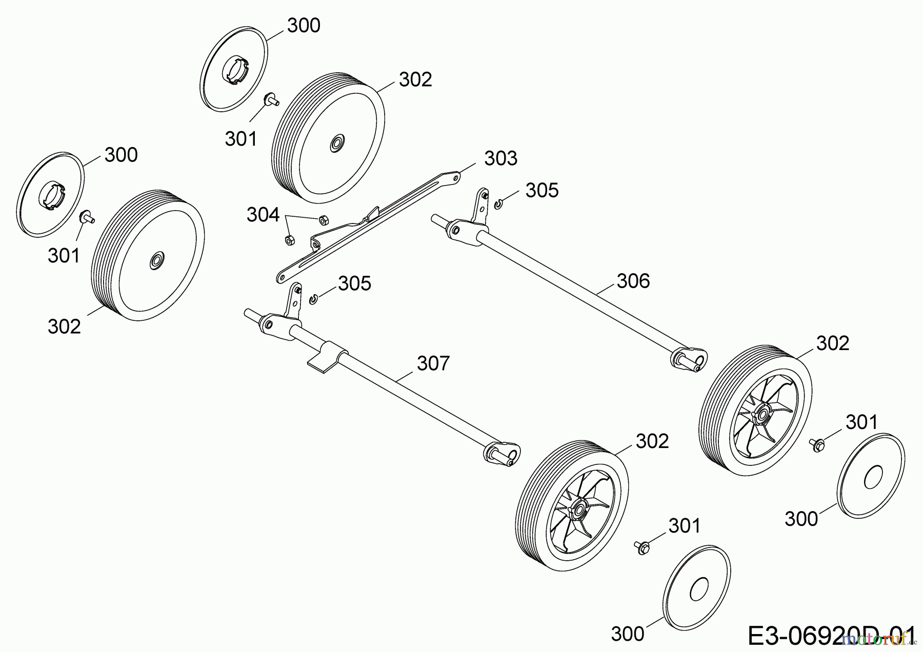  Cub Cadet Petrol verticutter XC1 B35 16AH9AMQ603  (2019) Height adjustment, Wheels