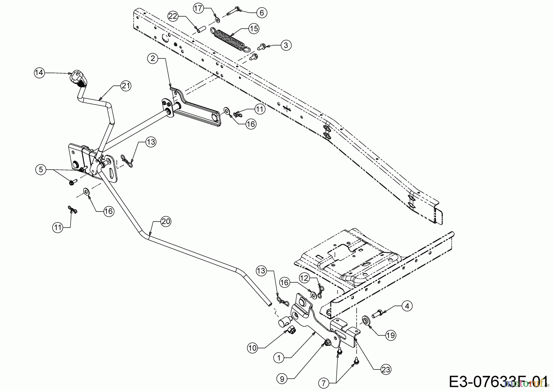  Cub Cadet E-Lawn tractors LR2 ES76 33AA27JD603 (2020) Deck lift