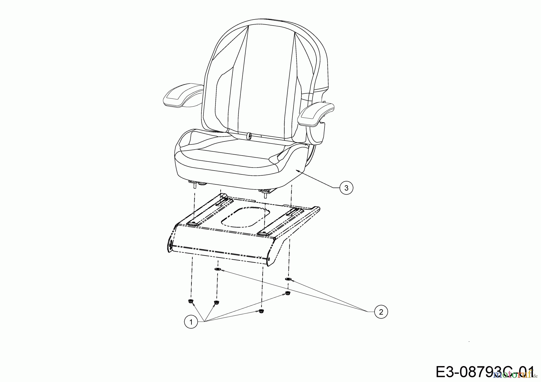  Cub Cadet Zero Turn XZ5 L137 17AIEACI603 (2020) Seat