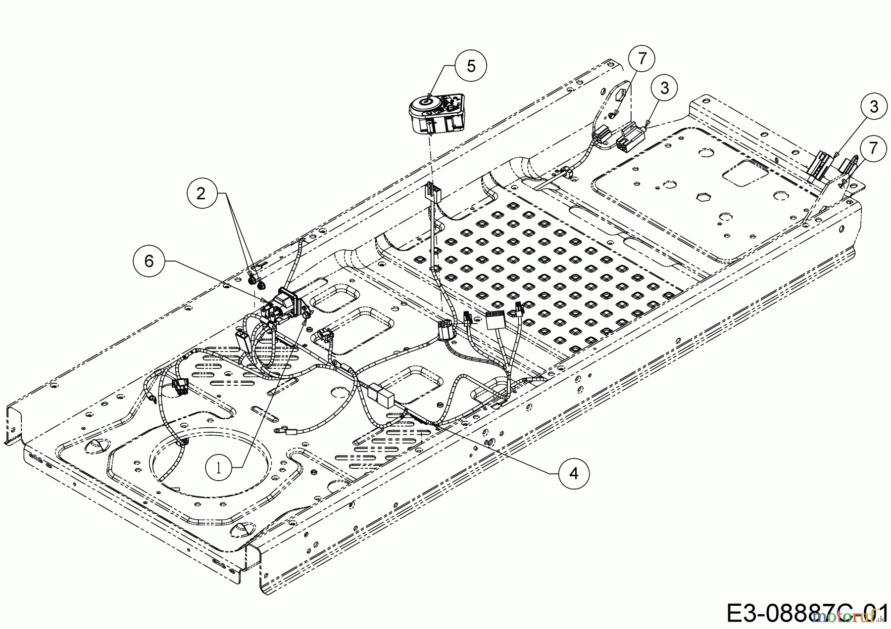  Cub Cadet Zero Turn XZ2 107 17CICBDS603 (2019) Electric parts