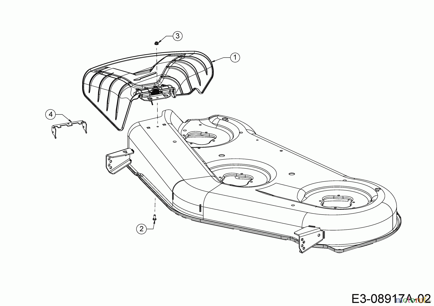  Cub Cadet Zero Turn XZ2 127 17AICBYQ603  (2019) Deflector