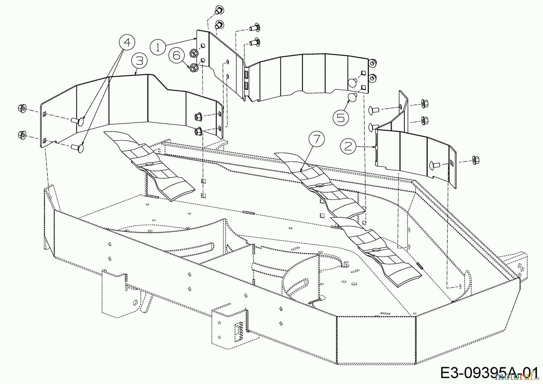  Cub Cadet Zero Turn XZ3 122 17BIDGHB603  (2019) Mulch kit