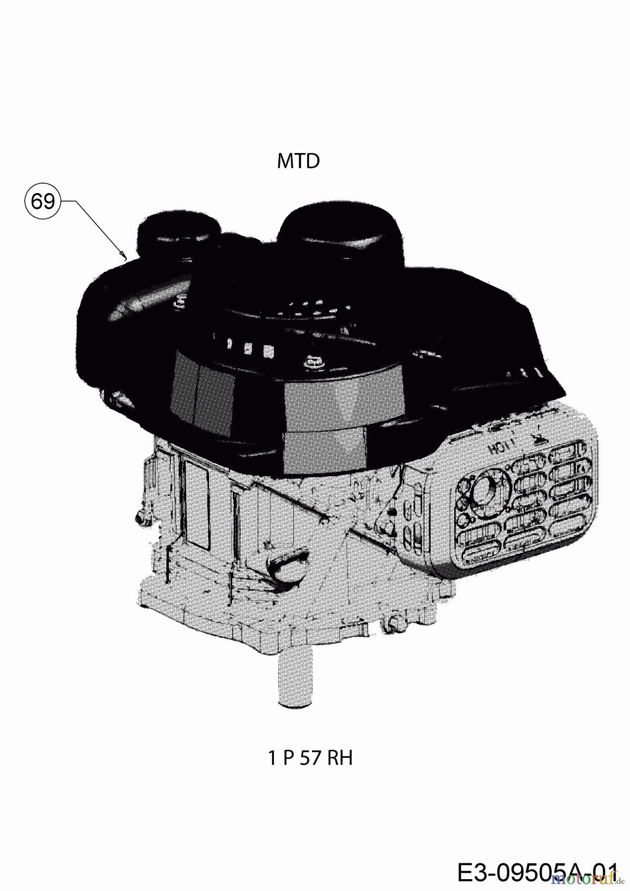  Cub Cadet Petrol mower LM1 AP42 11A-LQSJ603 (2020) Engine MTD