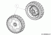 Cub Cadet LM2 CR46 12A-TS5C603 (2019) Spareparts Drive wheel