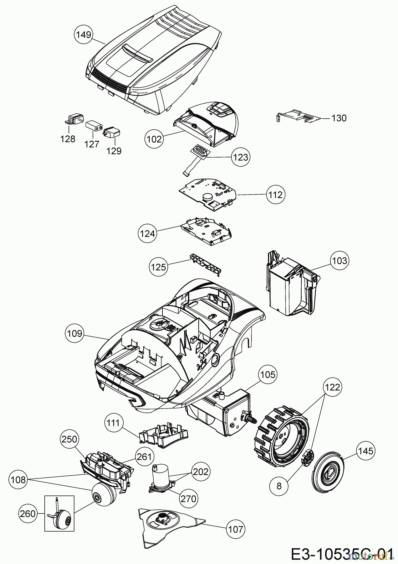  Cub Cadet Robotic lawn mower XR2 2000 22CCFAFD603 (2020) Basic machine