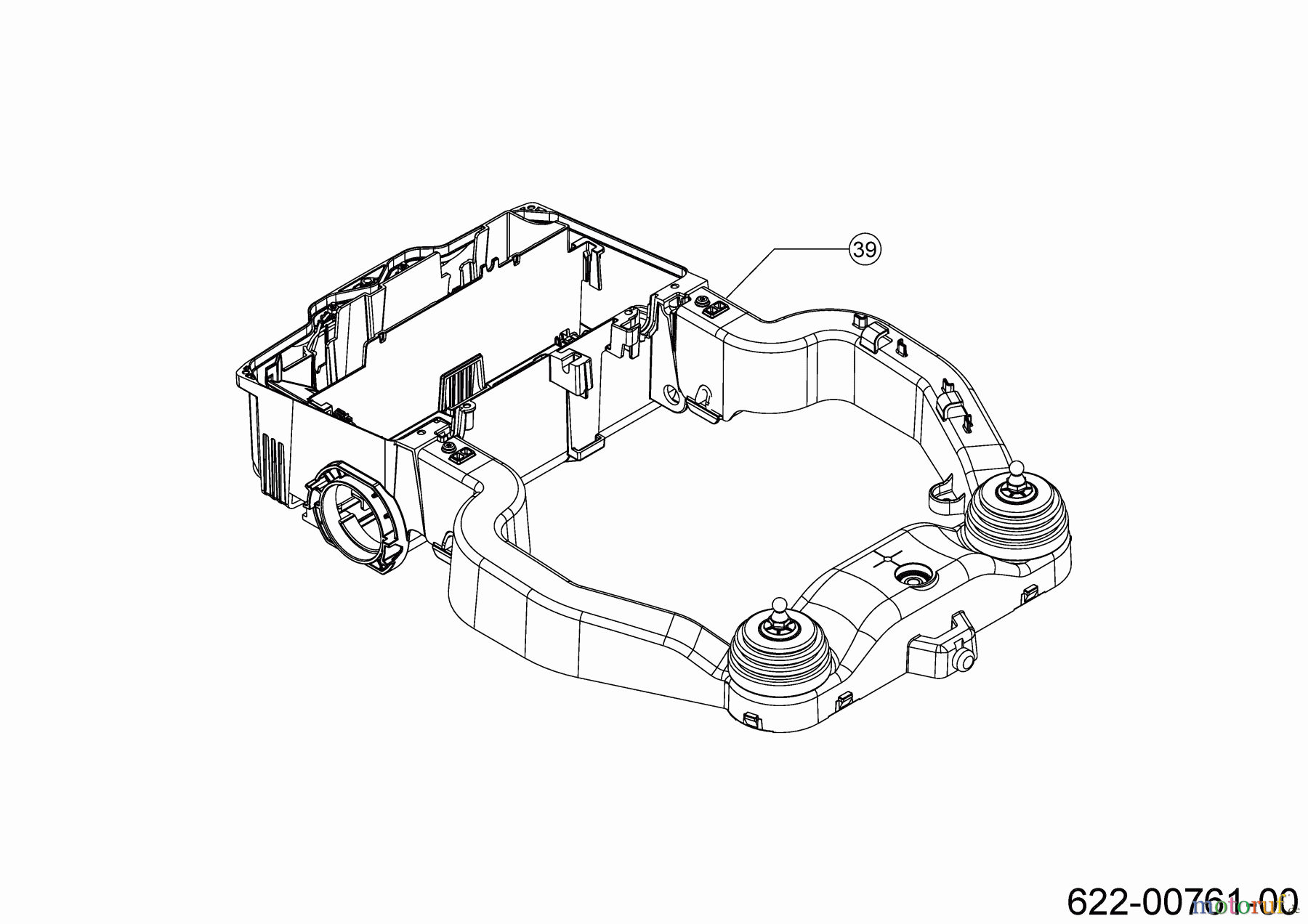  Cub Cadet Robotic lawn mower XR5 1000 22AKFEFA603 (2021) Chassis, frame