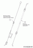 Cub Cadet LM3 ER53ES 12ACPV9B603 (2019) Spareparts Control cable brake, Control cable variator