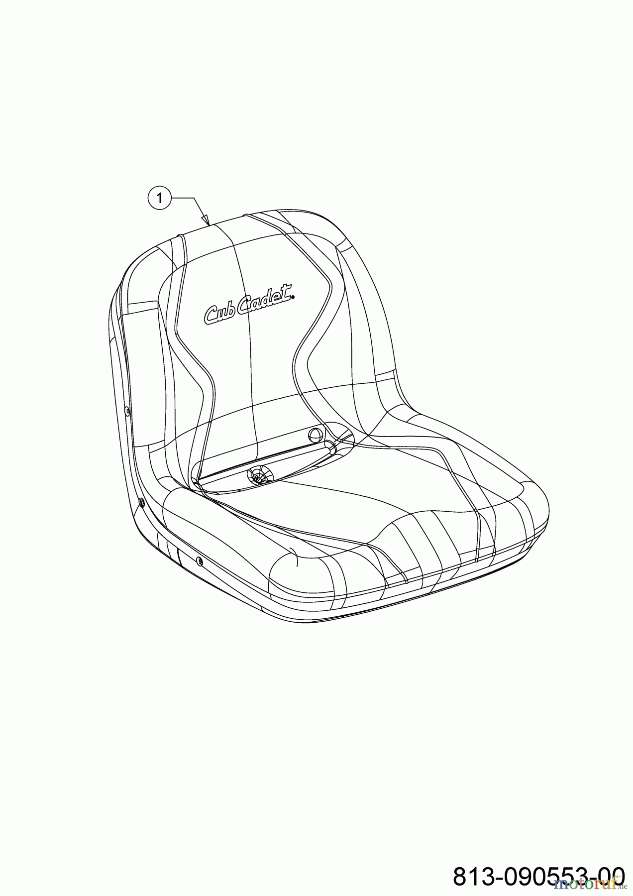  Cub Cadet E-Lawn tractors XT2 ES107 33ABA7ES603 (2022) Seat