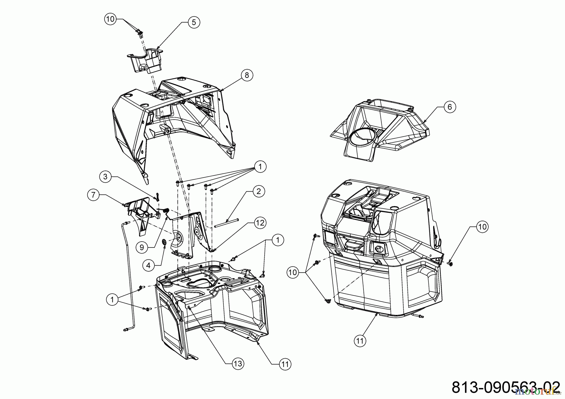  Cub Cadet E-Lawn tractors XT2 ES107 33ABA7ES603 (2023) Dashboard