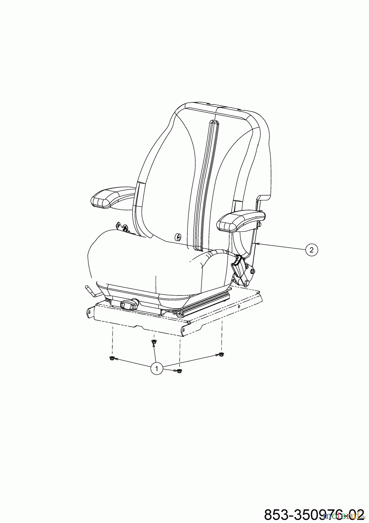  Cub Cadet Zero Turn XZ7 L152I ULTIMA 47ATAHA8603 (2023) Seat