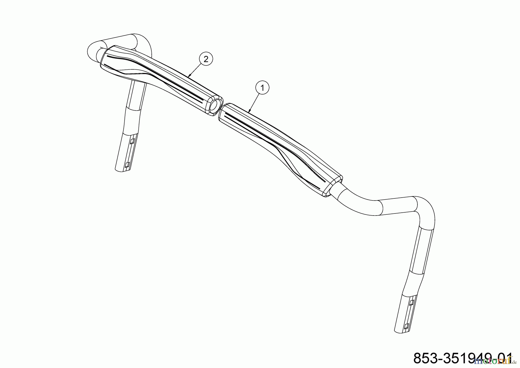  Cub Cadet Zero Turn XZ5 L107 17BAEACS603 (2023) Steering control lever