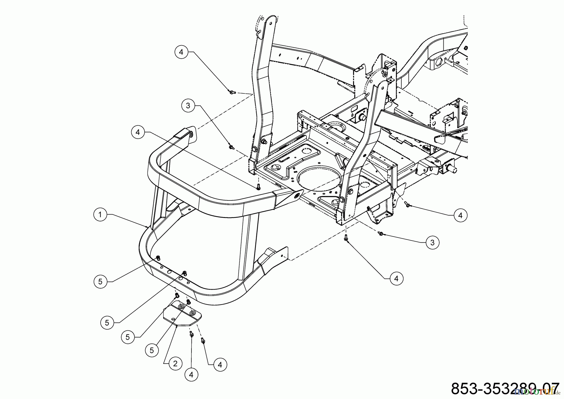  Cub Cadet Zero Turn XZ7 L152I ULTIMA 47ATAHA8603 (2023) Bumper