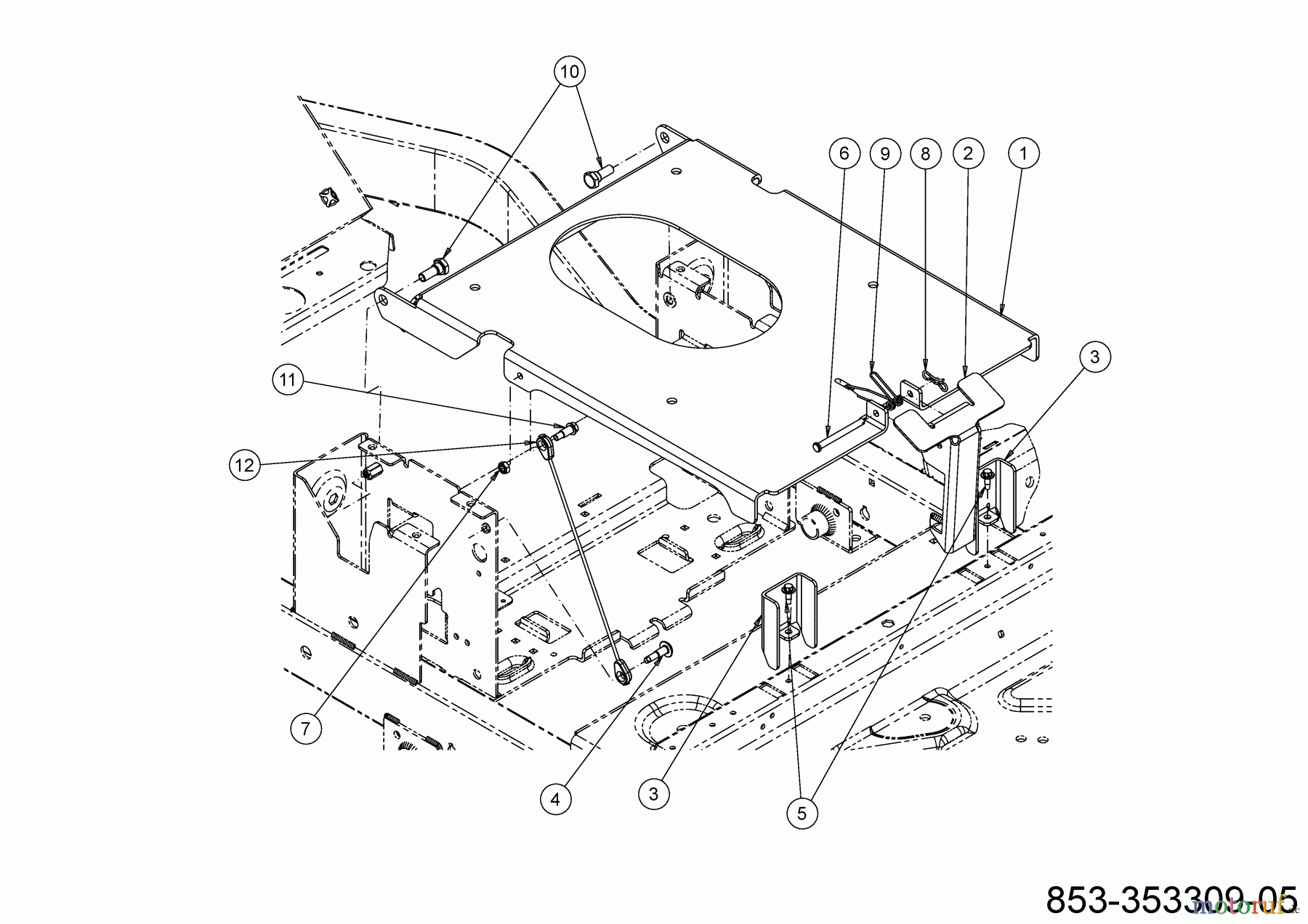  Cub Cadet Zero Turn XZ7 L152I ULTIMA 47ATAHA8603 (2021) Seat, Seat bracket, Seat adjustment