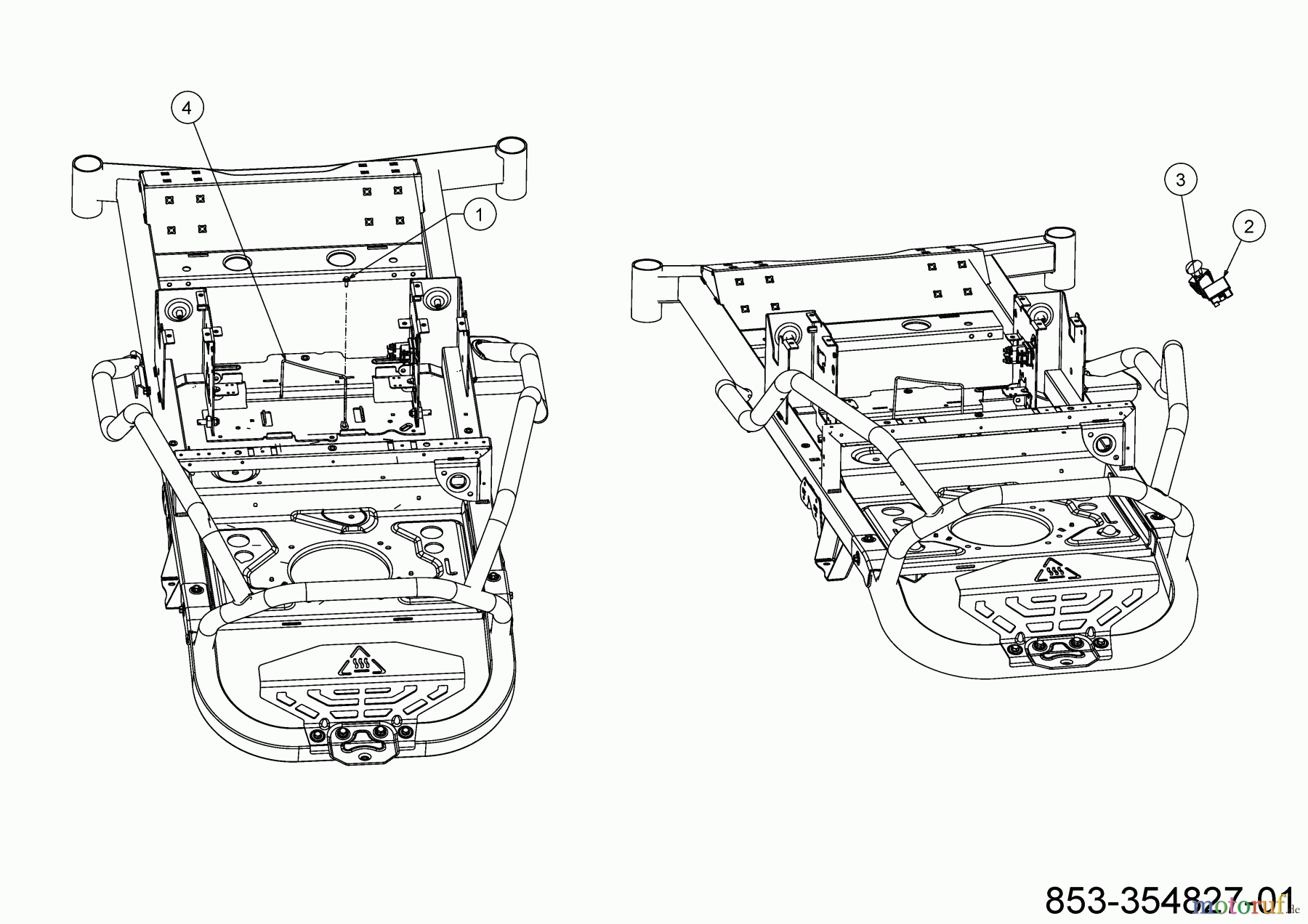  Cub Cadet Zero Turn XZ5 L137 17AIEAC3603 (2023) Electric parts