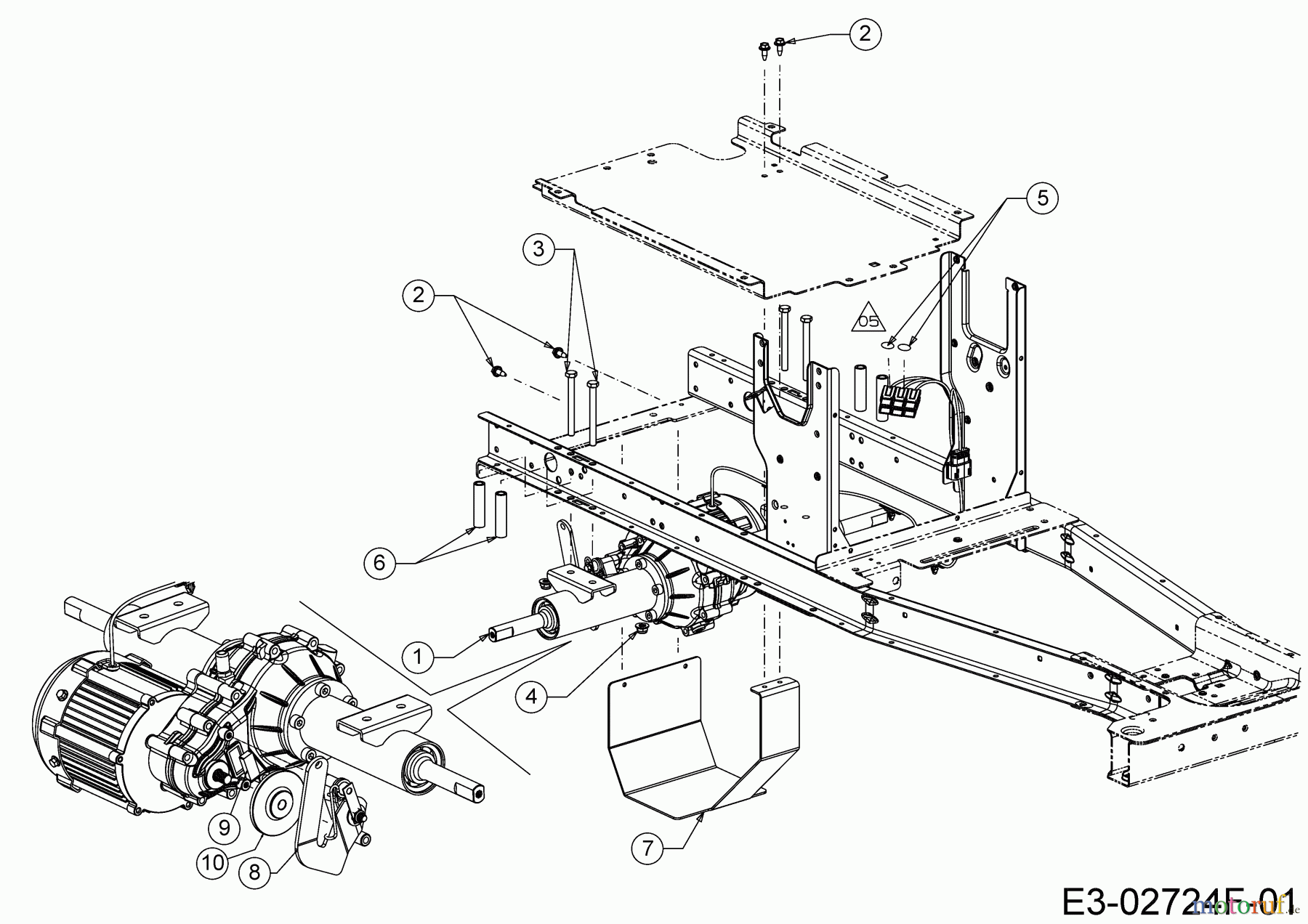  Cub Cadet E-Lawn tractors LR2 ES76 33BA27JD603 (2022) Drive system