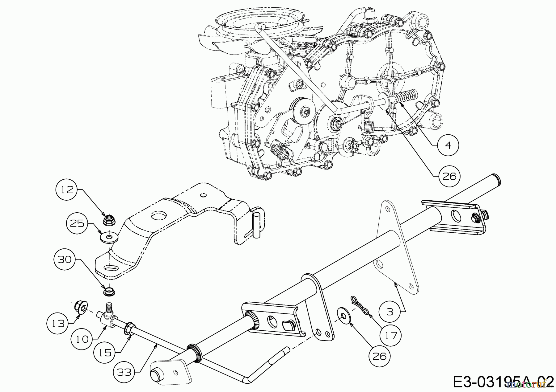  Cub Cadet Zero Turn XZ2 127 17BICBYQ603  (2021) Deck lift 2