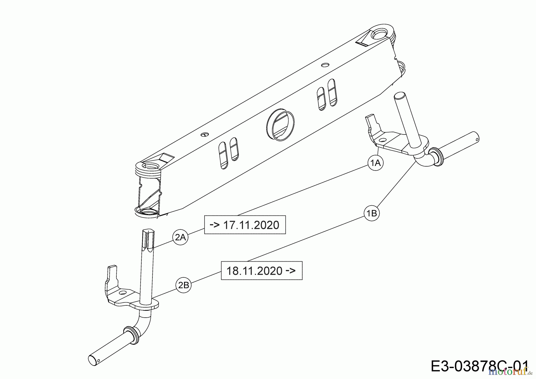  Cub Cadet Lawn tractors LT3 PS107 13BJ79DG603 (2021) Axles