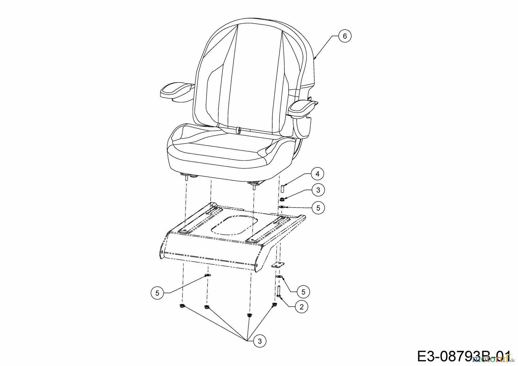  Cub Cadet Zero Turn XZ5 L107 17BAEACS603 (2022) Seat