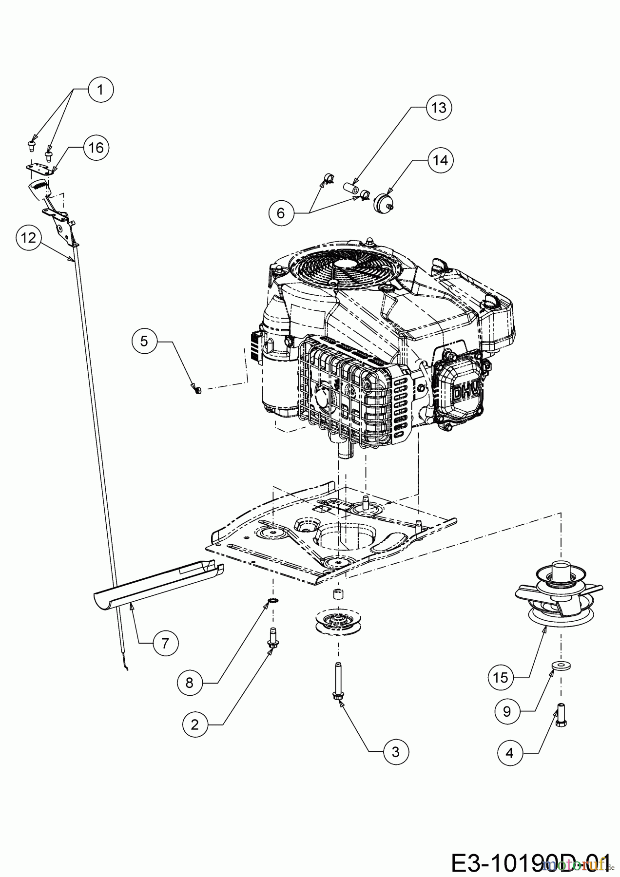  Cub Cadet Lawn tractors LR1 MS76 13B726JD603 (2021) Throttle cable, Engine pulley, Engine accessories