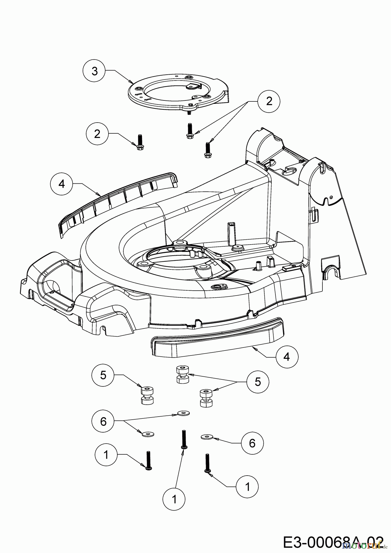  Wolf-Garten Petrol mower self propelled Expert 46 W ES SP 12ACYAS7650  (2018) Bumper, Ring engine