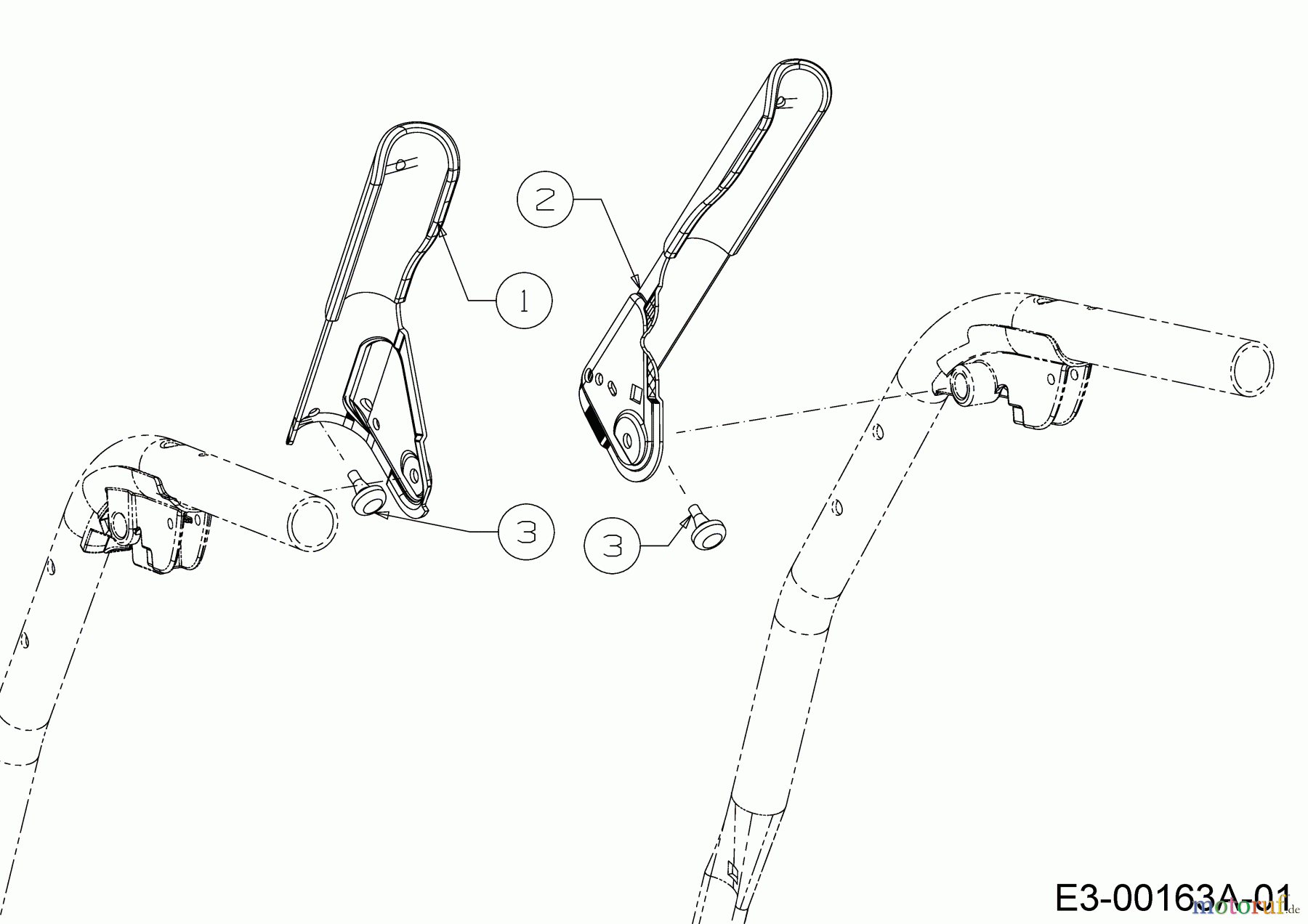  Wolf-Garten Snow throwers SF 61 E 31AW6BF2650  (2019) Clutch levers