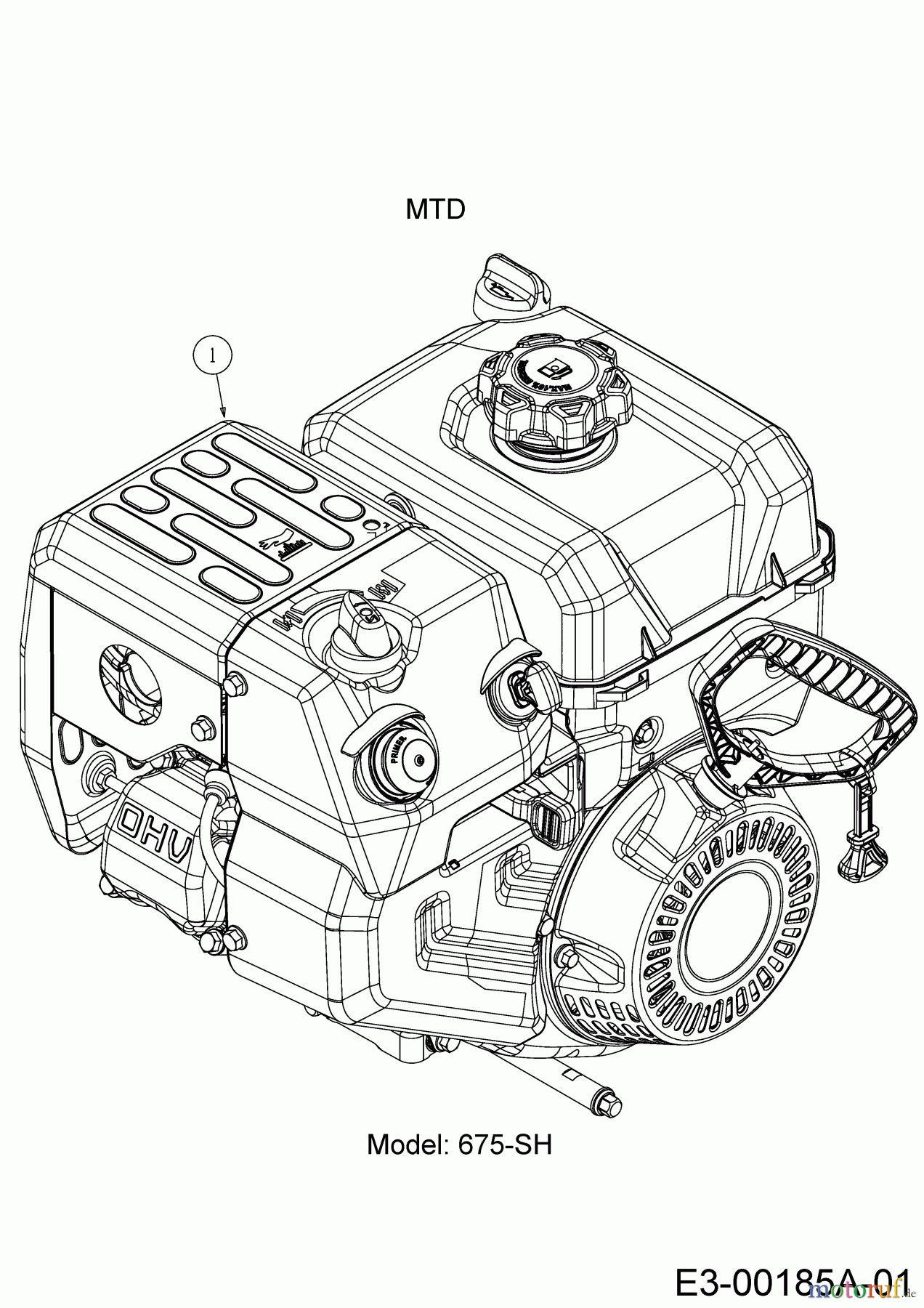  Wolf-Garten Snow throwers SF 66 E 31AY5FT3650  (2019) Engine MTD