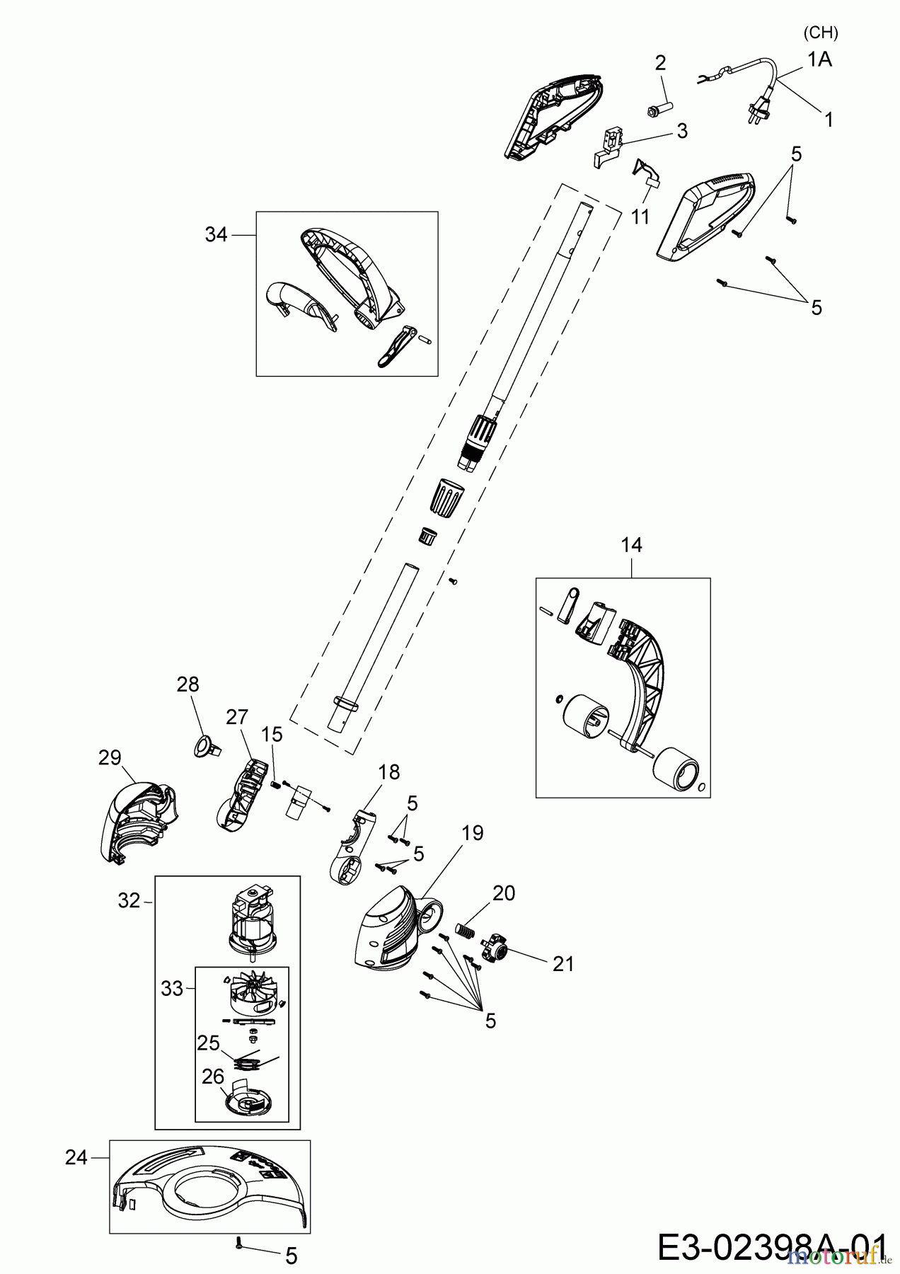  Wolf-Garten Electric trimmer GTE 845 41CCWUBX650  (2019) Basic machine