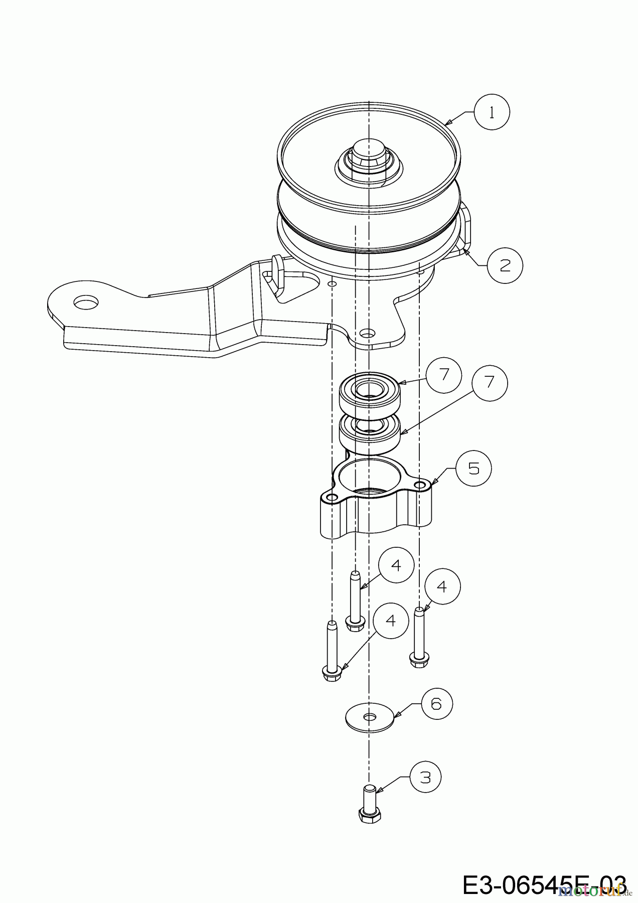  Wolf-Garten Lawn tractors E 13/96 T 13H2765F650  (2017) Variator